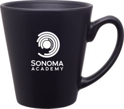 Ceramic Mug, Matte Black